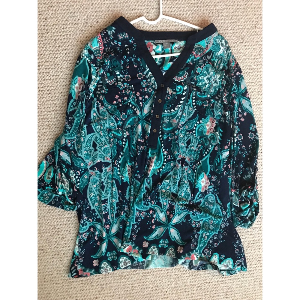 By Design from Stitch Fix paisley floral blouse